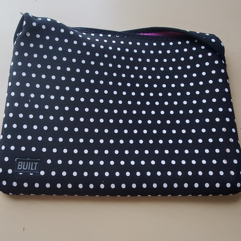 Polka dot laptop case